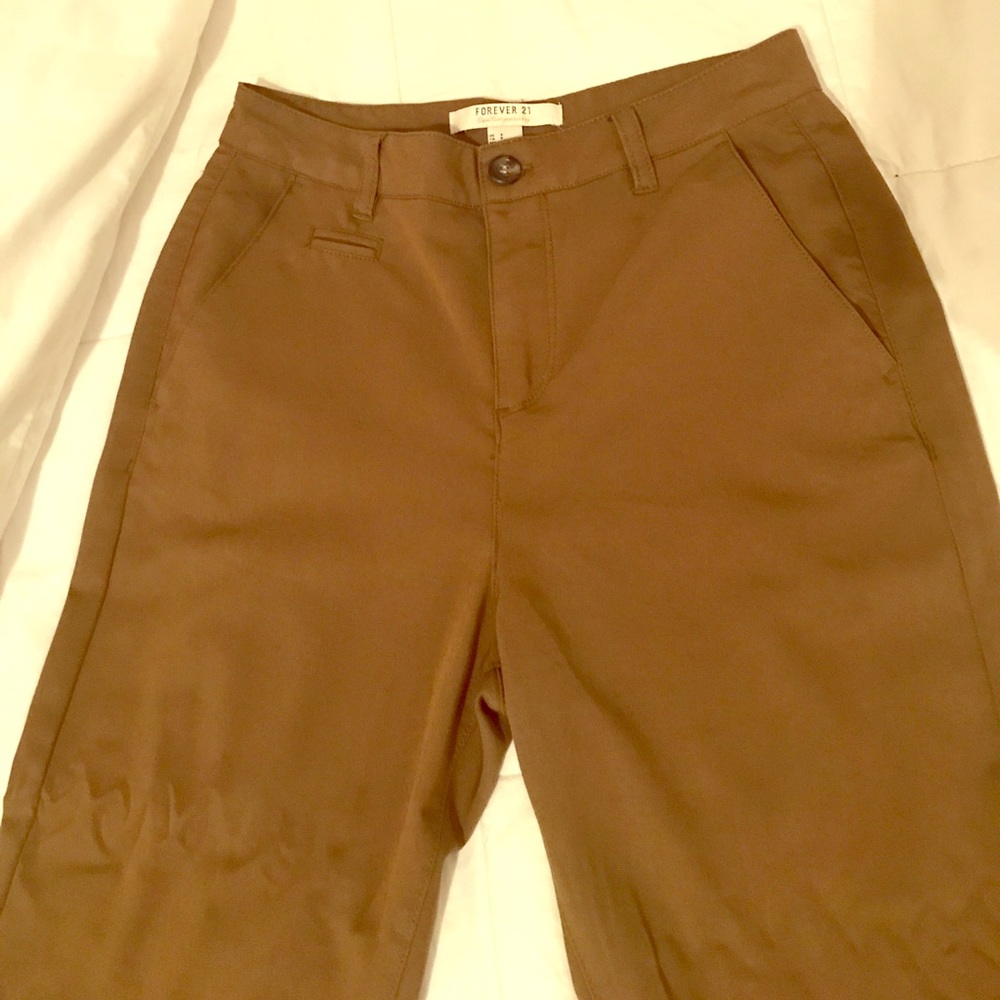 High waisted trousers