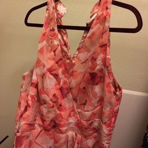 WHBM pink and peach sundress