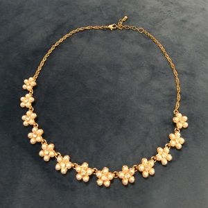 Gold floral necklace from Forever 21