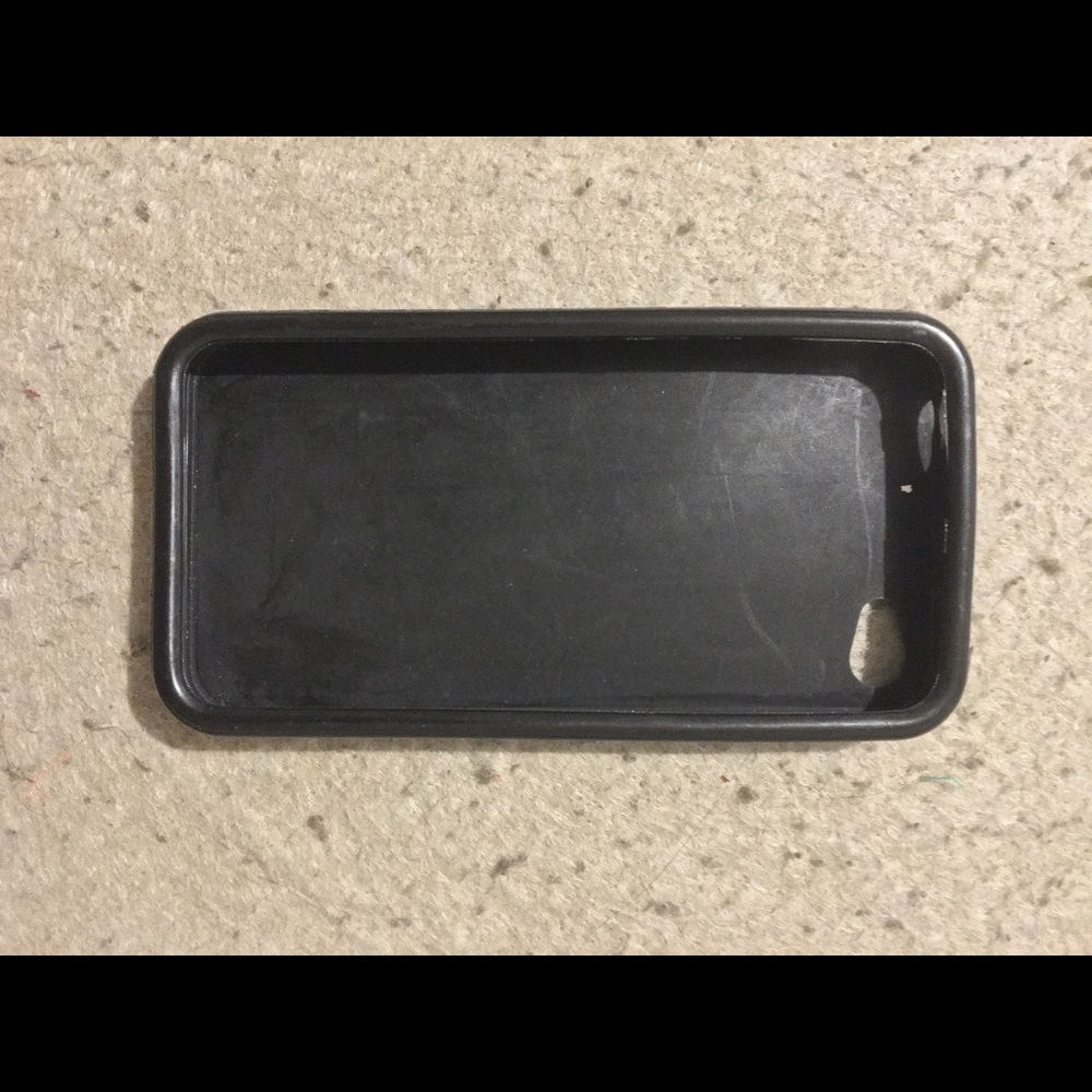 iPhone 4 black jelly case