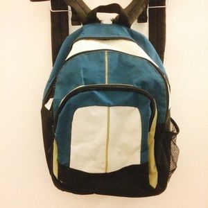 Teal Multi-Pocket Backpack