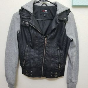 Faux leather jacket