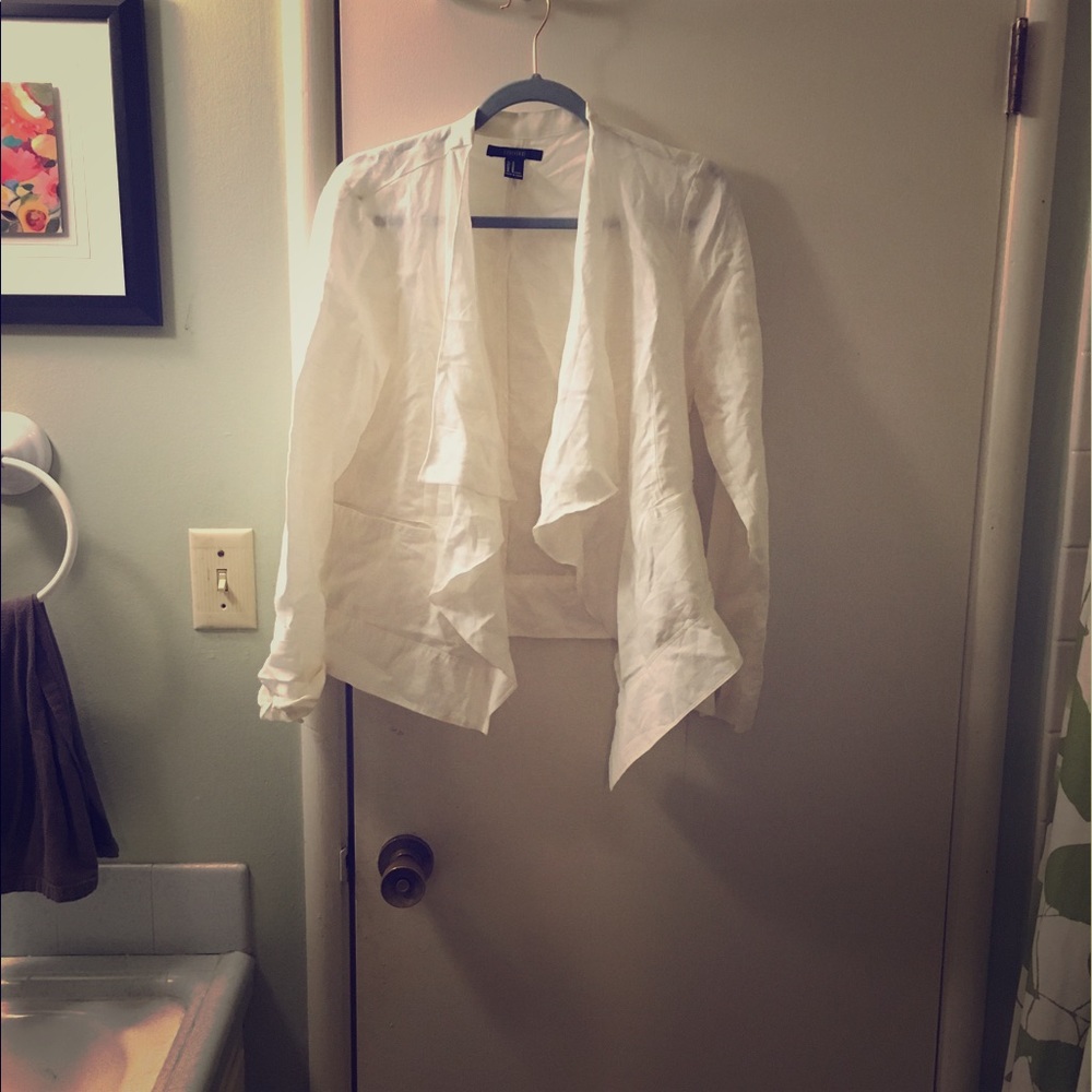 Forever 21 white blazer