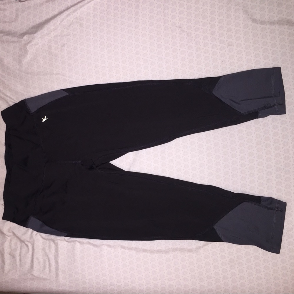 Black Leggings With Mesh