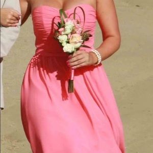Alfred Angelo 'Coral' bridesmaids dress