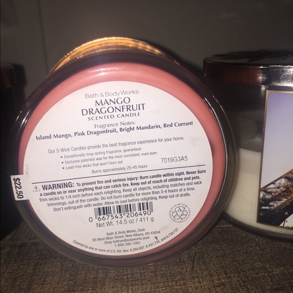 Mango Dragonfruit -Bath and Body Works candle! - Picture 2 of 4