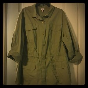 BONGO Juniors Plus Size Fashion Cargo Jacket