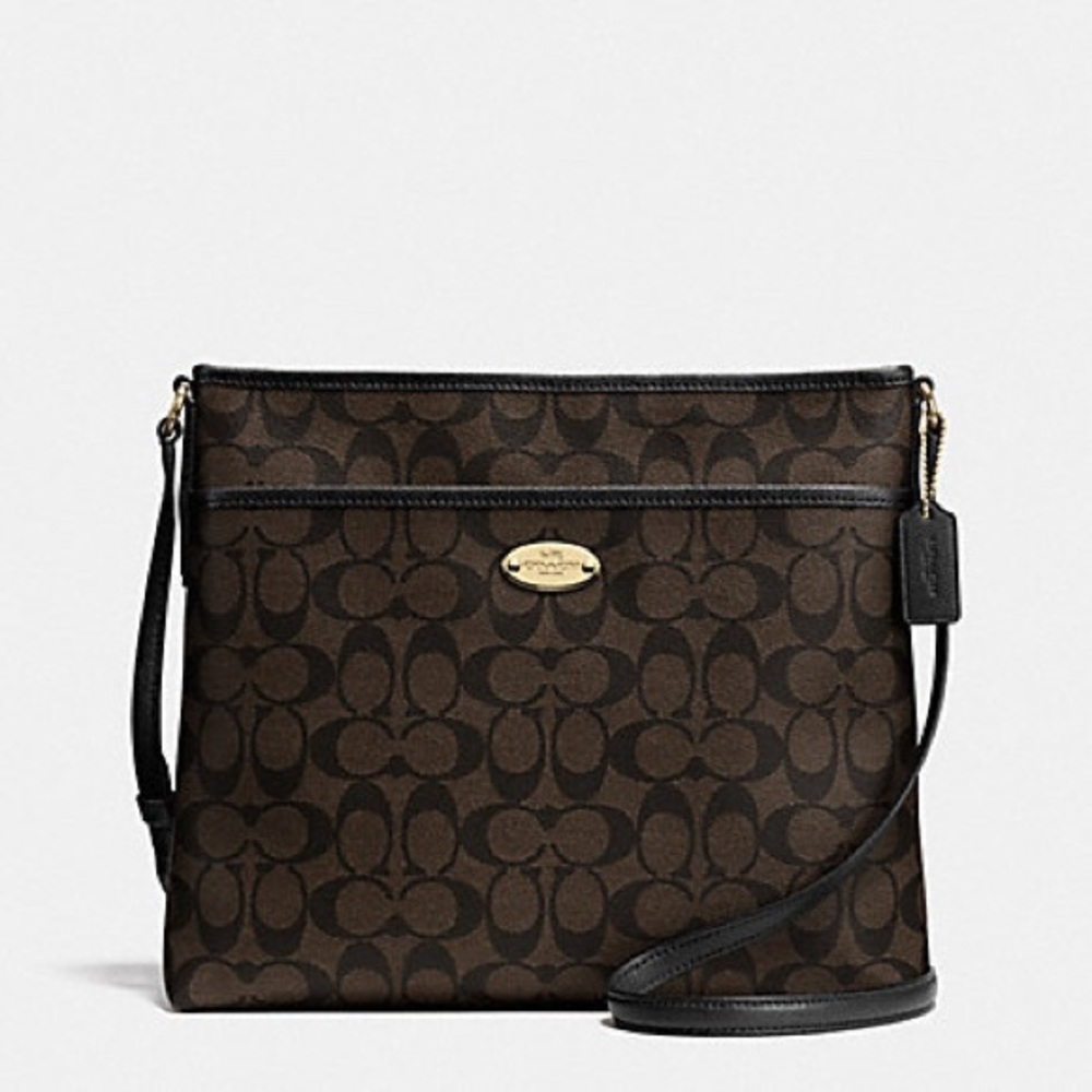 Coach F34938 Signature File Crossbody Bag NWT