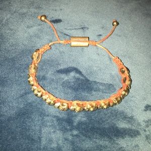 Gold skull bracelet