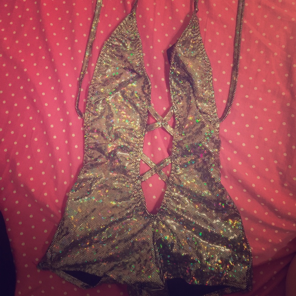 Hologram rave bodysuit !