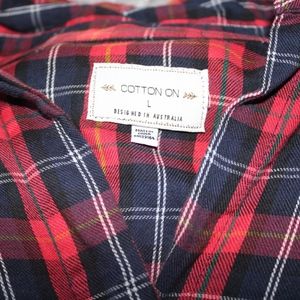 Edgy Plaid Oversized Flannel