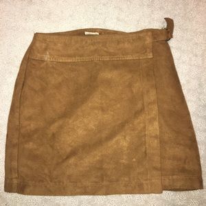 Suede skirt from Hollister