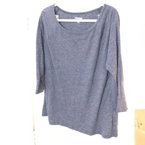 Wide Neck Vintage Baseball Tee