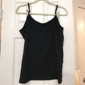 Black Camisole with Built in Bra