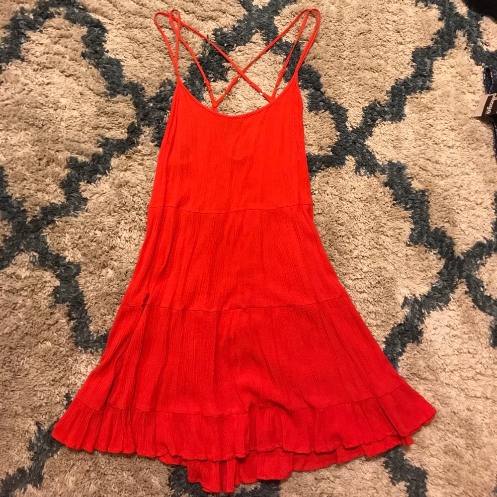 Coral dress