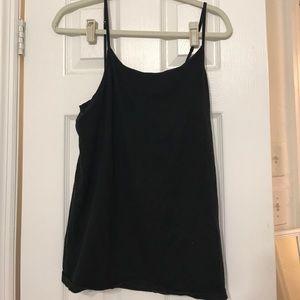 Black Camisole with Built in Bra