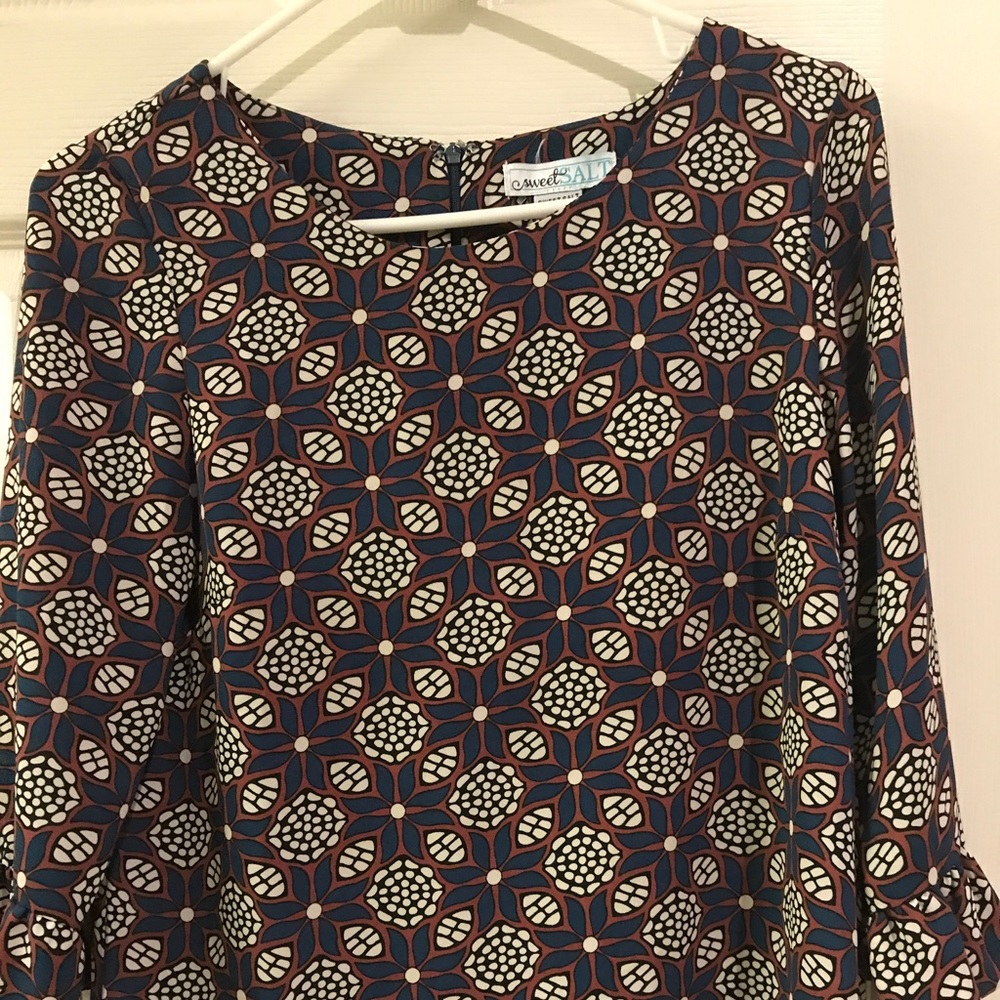 Beautiful patterned shirt from SweetSalt clothing