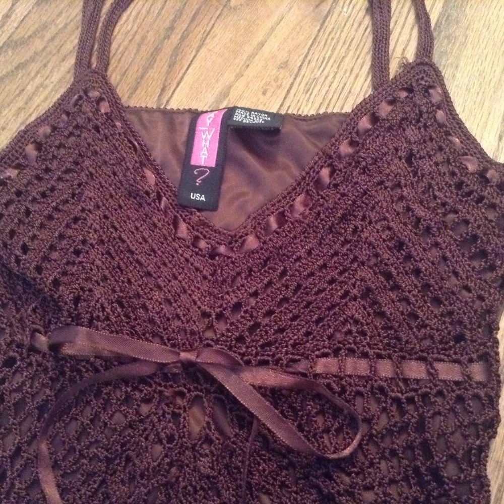 Girls Say What Purple shirt sleeveless size medium - Picture 3 of 7