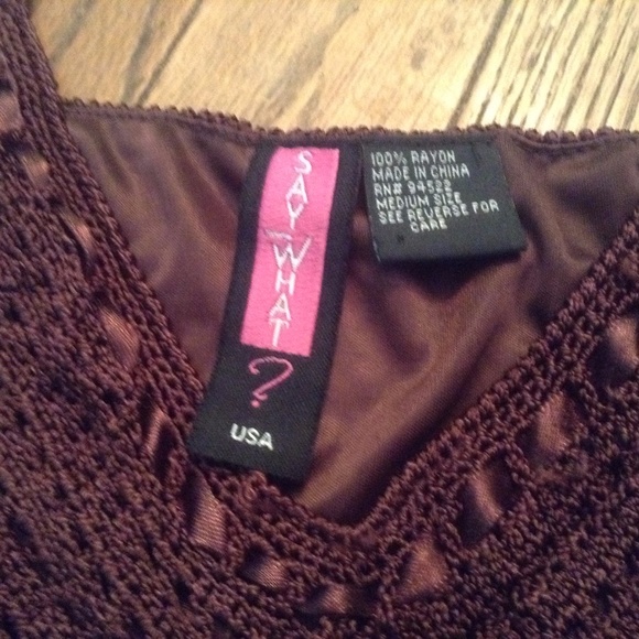 Girls Say What Purple shirt sleeveless size medium - Picture 4 of 7