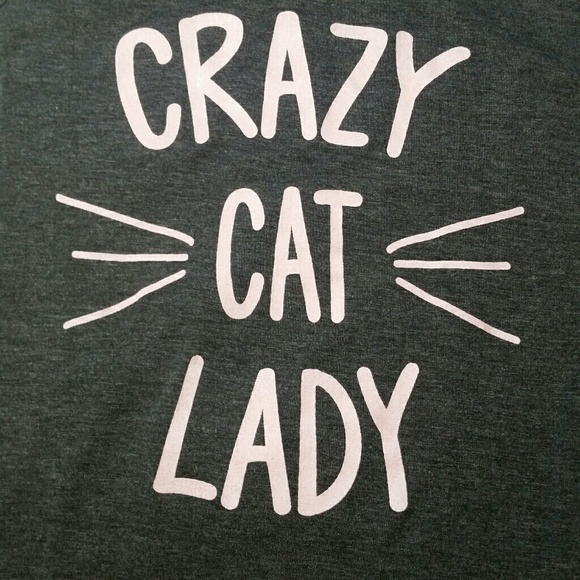 Crazy Cat Lady Flowy Racerback Tank Sml Med Large - Picture 5 of 5