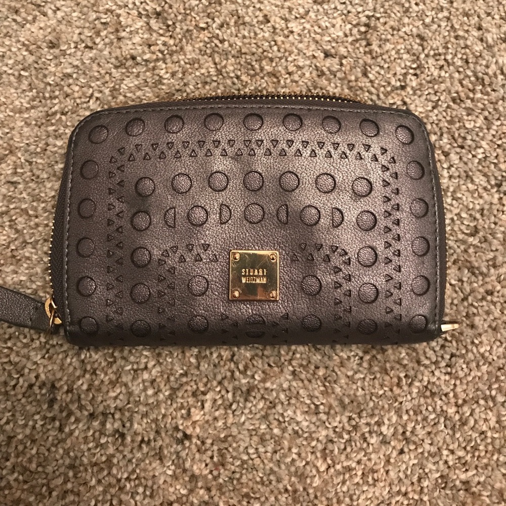 Stuart Weitzman Gray/Silver Wallet