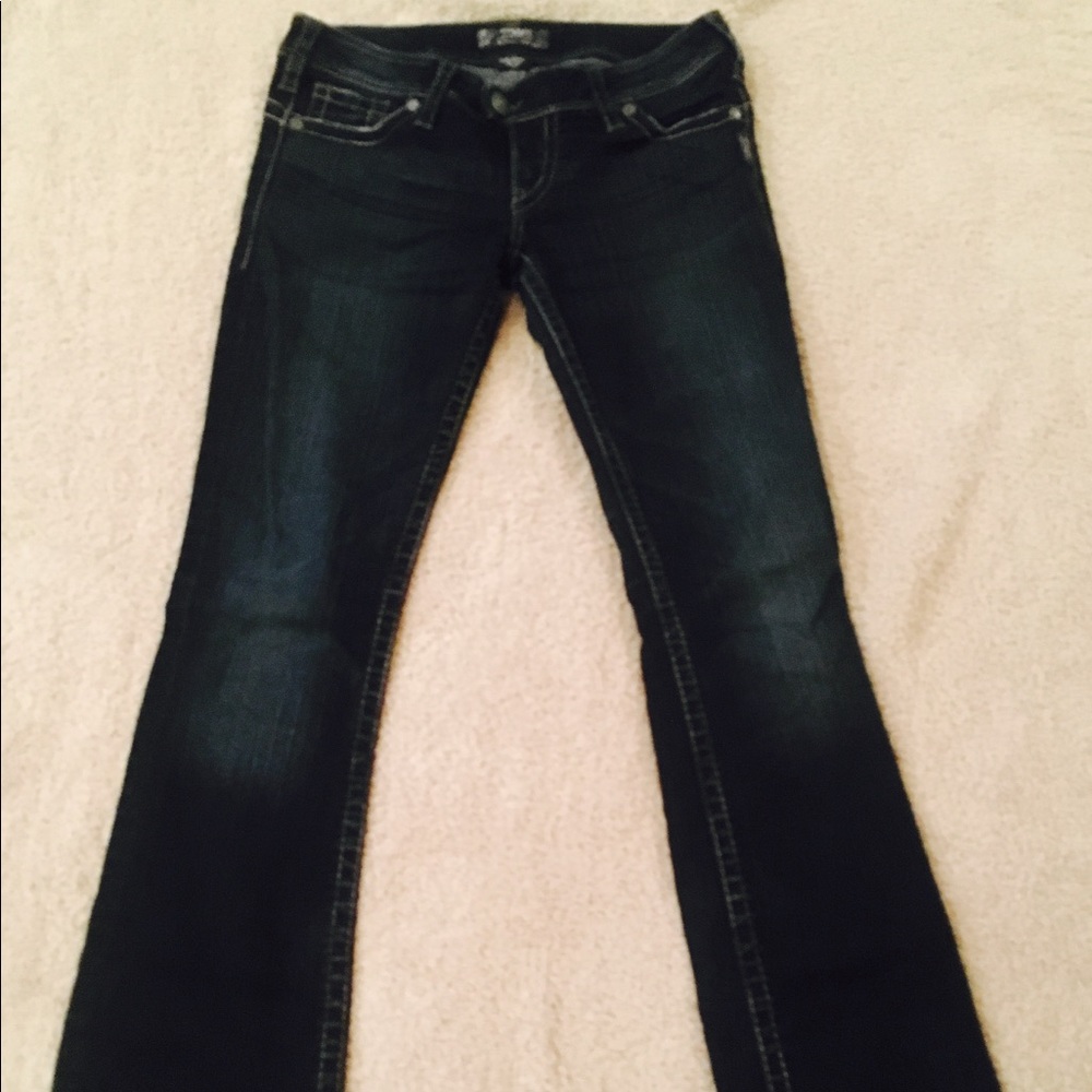 Worn once- Silver Tab jeans