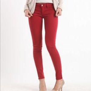 ♥️SOLD♥️ Red Bullhead Skinny Jeans