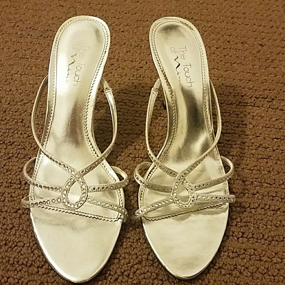 Silver heels
