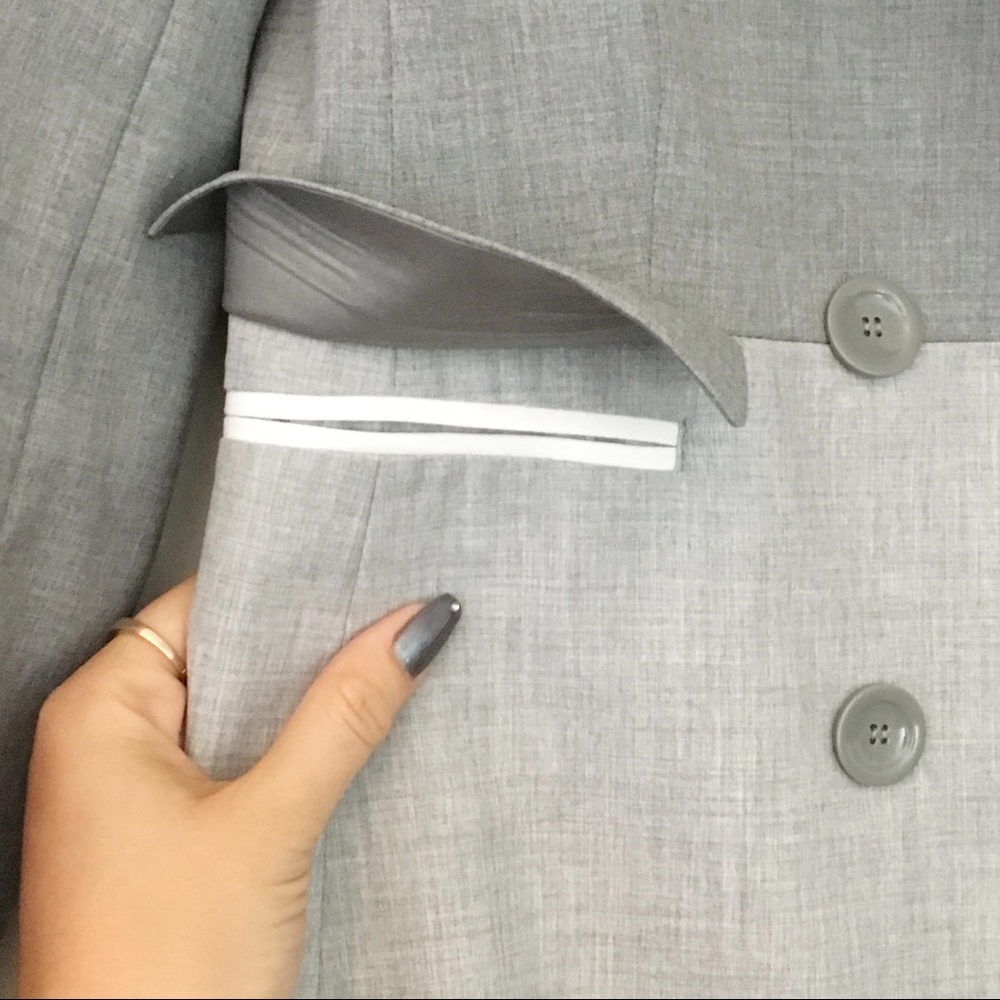MAX&co Blazer. Grey Scale Color Block. stunning - Picture 5 of 7