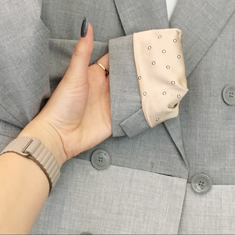 MAX&co Blazer. Grey Scale Color Block. stunning - Picture 7 of 7