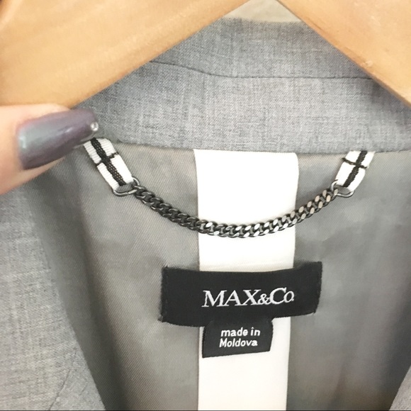 MAX&co Blazer. Grey Scale Color Block. stunning - Picture 3 of 7