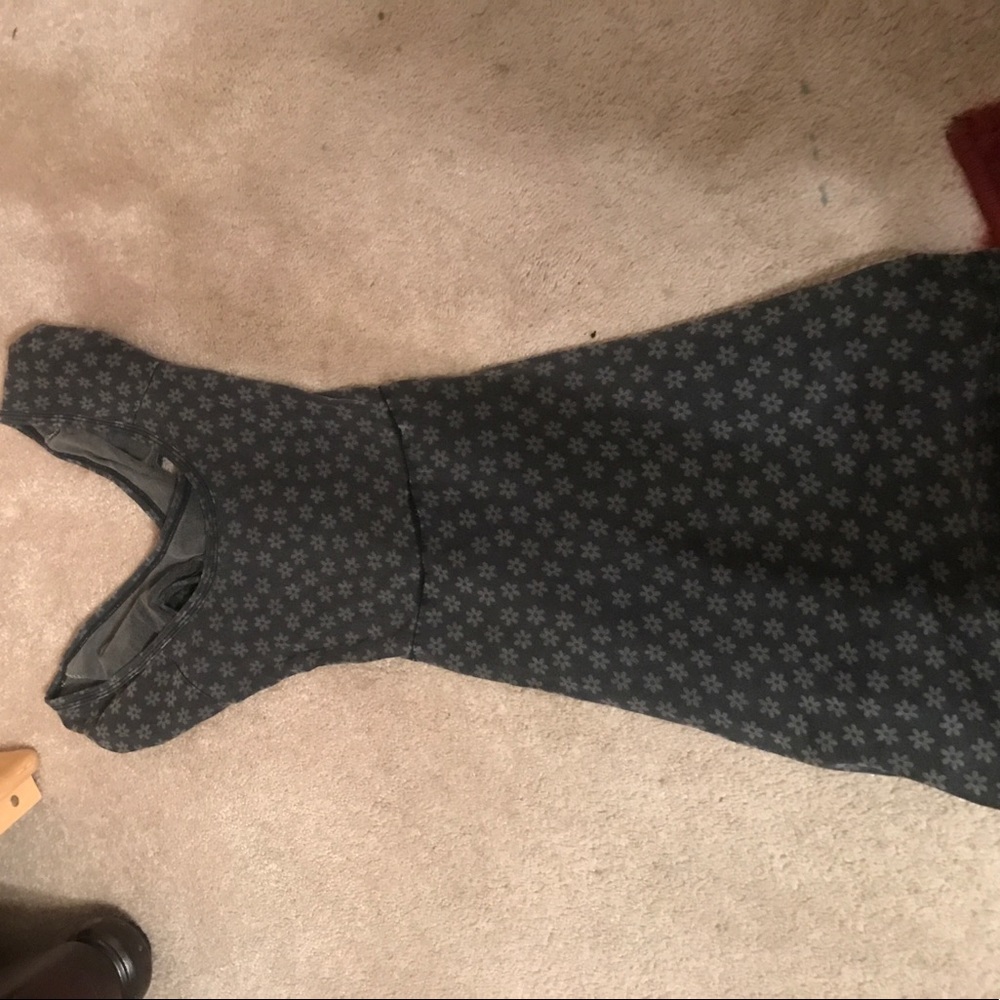 A black flower Brandy Melville dress.