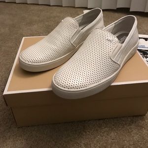 Michael Kors Slip on white sneakers