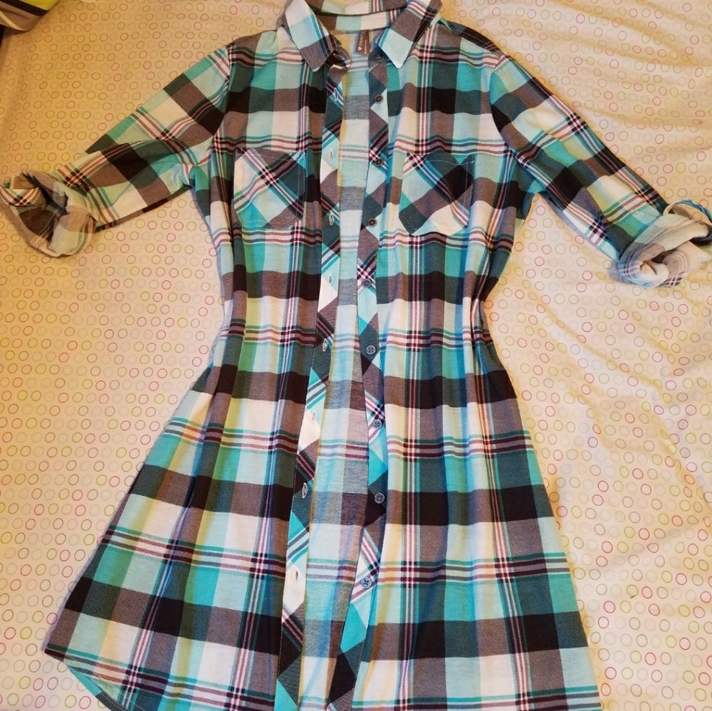 Plaid dress