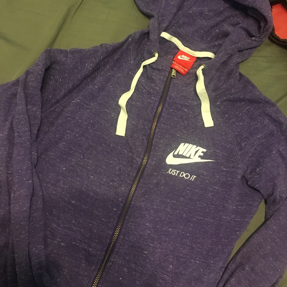 Purple Nike hoodie