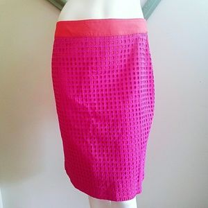 Talbots Pink eyelet skirt
