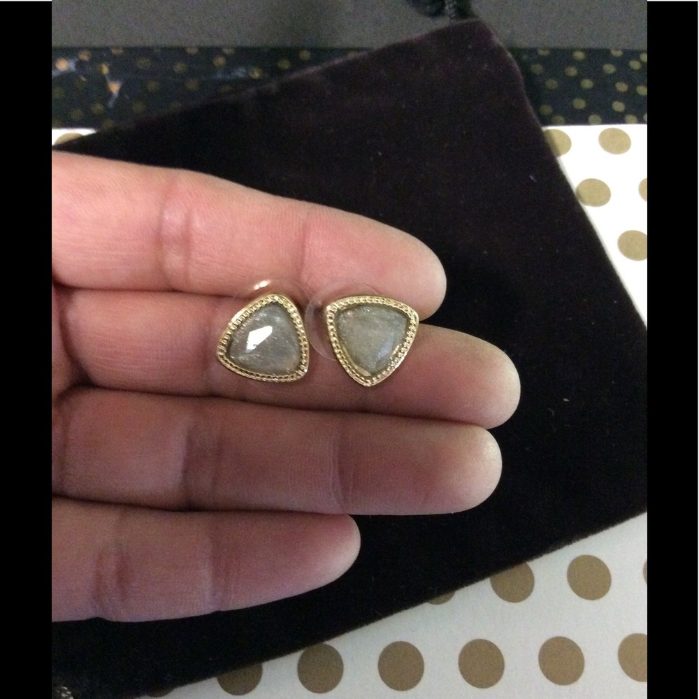 Gorgeous geode earring stud