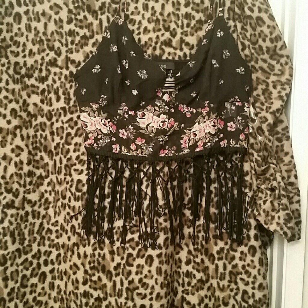 Floral crop top