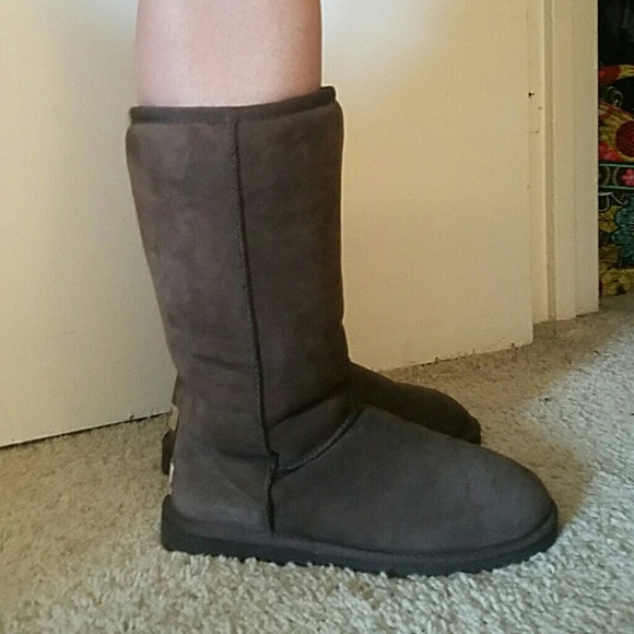 Tall Chocolate Uggs - Picture 2 of 4