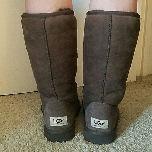 Tall Chocolate Uggs - Picture 3 of 4