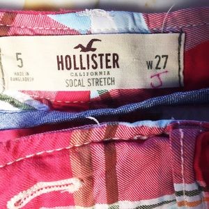 Hollister Shorts - Hollister Plaid SoCal Stretch Shorts Hollister Shorts - Hollister Plaid SoCal Stretch Shorts