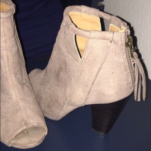 Taupe Boot Heels