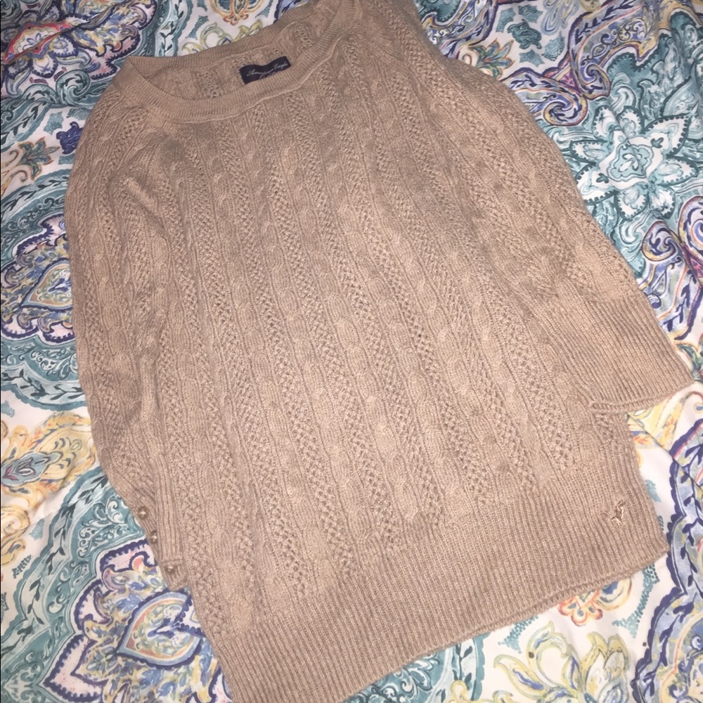 AEO oatmeal sweater