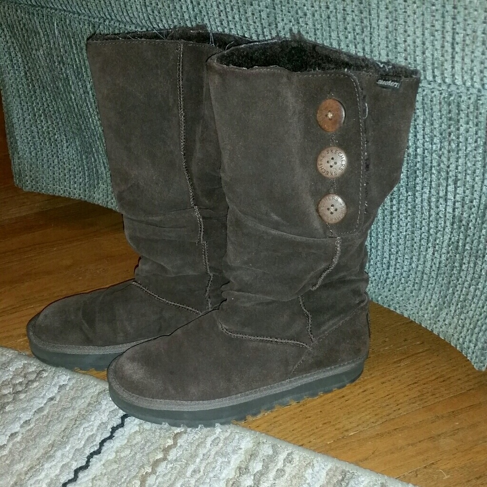 Tall Brown Skechers Boots