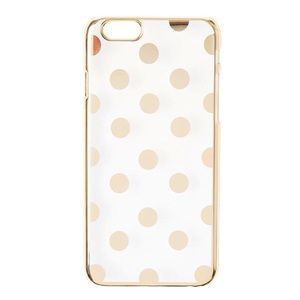 Gold Metallic Polka Dot Phone Case (iPhone 6+/6s+)