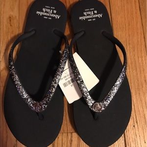 Abercrombie sparkle sandals