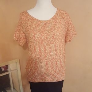 Gold, Orange and Beige knit sweater