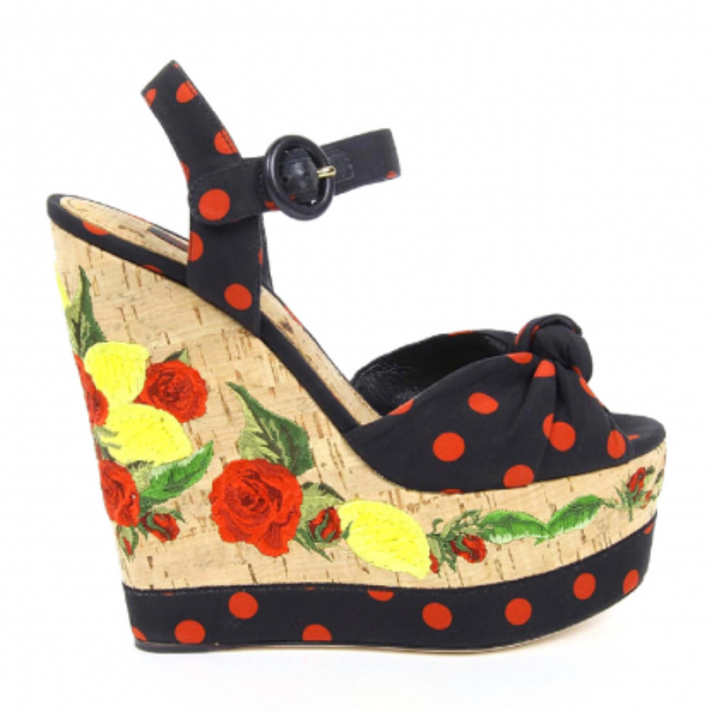 Dolce & Gabbana Ladies Sandals Bianca