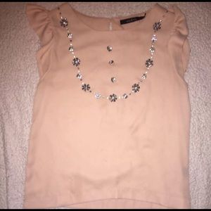 Peach blouse