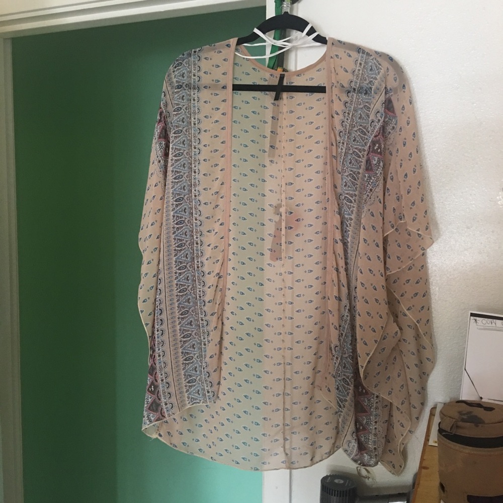 Tan sheer Cover up